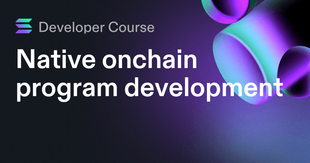 Native onchain program development